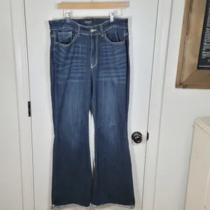 Judy Blue Lily High Rise Hem Flare Plus Jeans Size 14W