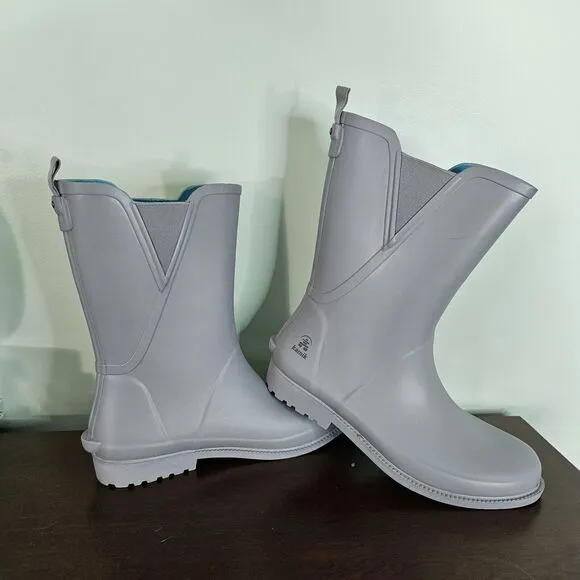 Kamik Chloe Gray Rainboots Boots Women's Size 10