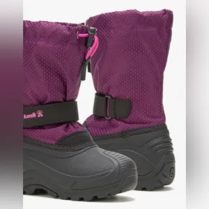 Kamik Kids' Finley 2 Grape and black Winter Boots size 11 NWT