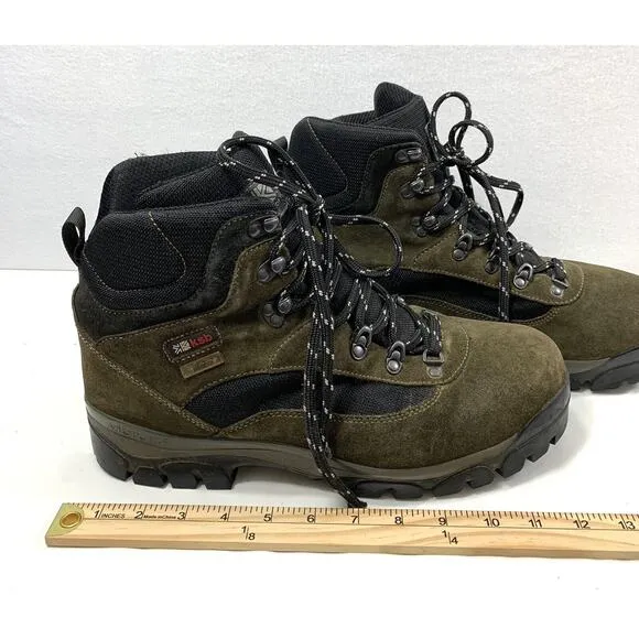 Karrimor KSB Hiking Boots Mens Size 13 Gore Tex Walking Green Black Vibram Shoe