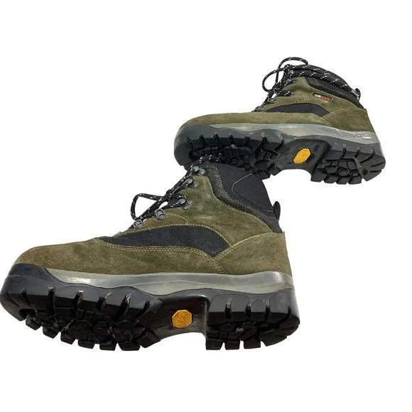 Karrimor KSB Hiking Boots Mens Size 13 Gore Tex Walking Green Black Vibram Shoe