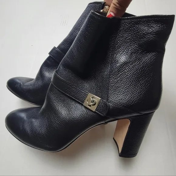 KATE SPADE The Thatcher Leather Booties