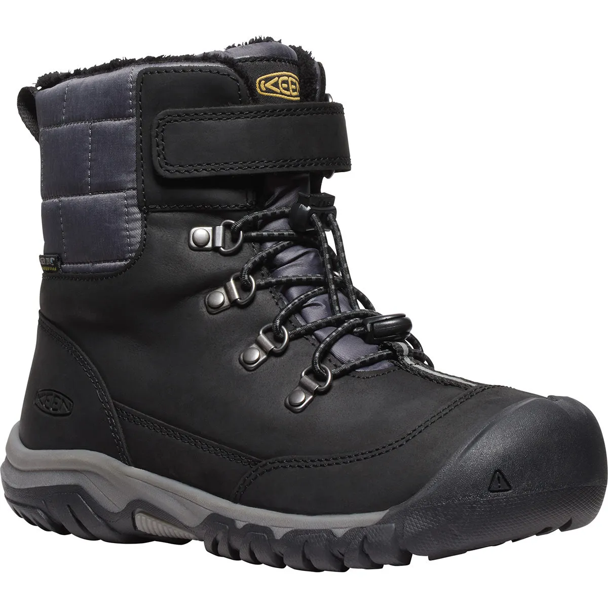 KEEN 1028080 Big Kids' Kanibou WP Sizes 1-7 Black