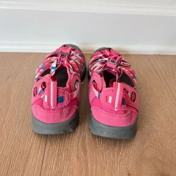 Keen Girl Big Kid Size 4 Woman 6 Pink Blue Gray Waterproof Sandals Hiking Shoe
