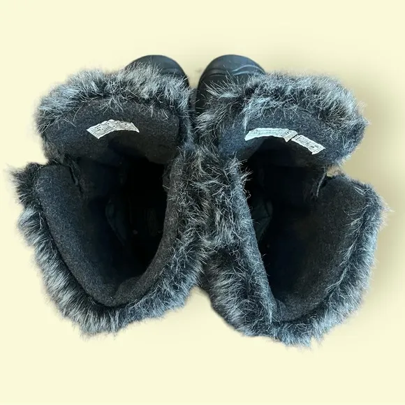 Keen Helena waterproof leather thermal insulated faux fur winter boots 8