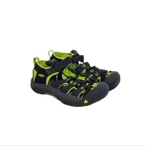 Keen Kids Newport H2 Little Boys Hiking Sandals In Black and Lime Size 1 Y