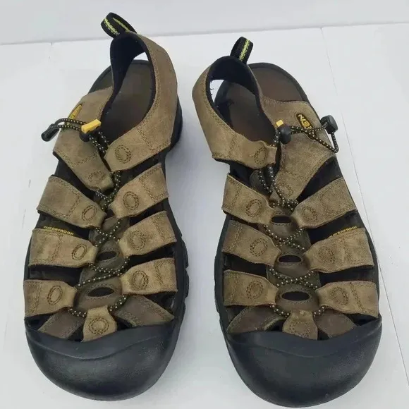 Keen Men's Newport Brown Leather Waterproof Sandals Sz 11.5