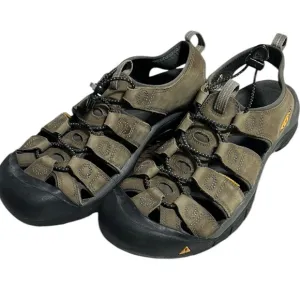 Keen Newport Brown Waterproof Sandals with Closed-Toe Design Mens US Size 11.5