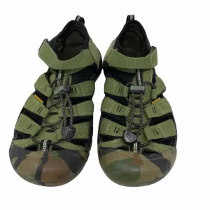 Keen Newport H2 Sport Green Camo Waterproof Sandals Size 6