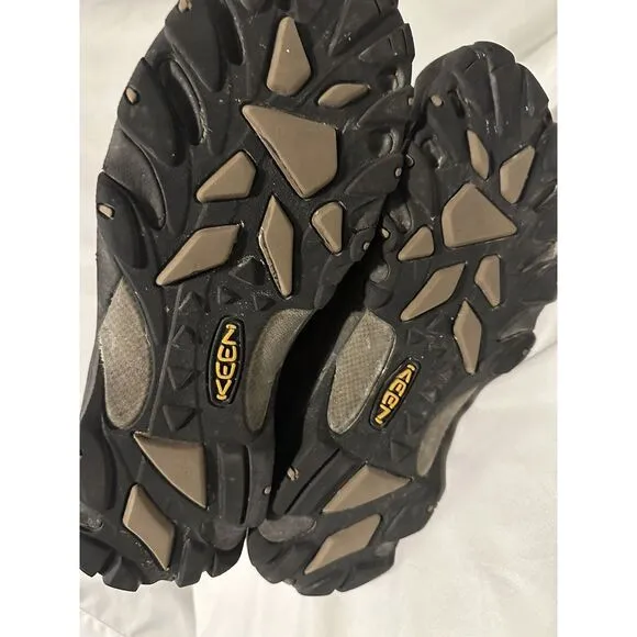 KEEN Pyrenees Waterproof Hiking Boots Men's‎ 14 Mid Brown Leather Ankle Boots