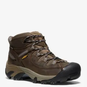 Keen Women’s Dry Targhee II Weatherproof Leather Hiking Boots SZ 7 Brown/Purple