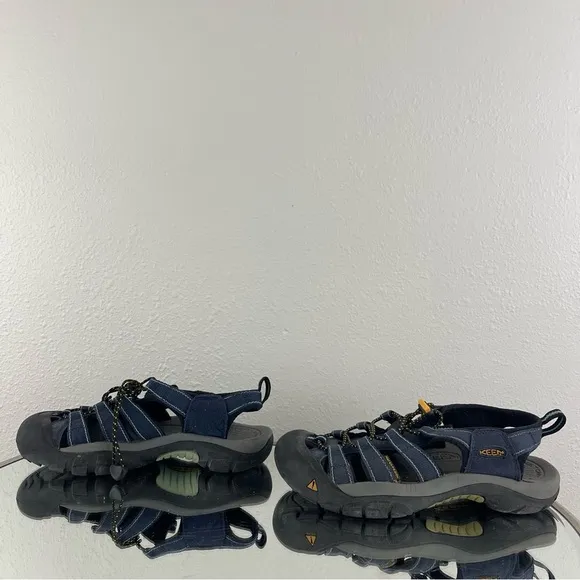 KEEN Womens Navy Blue Dream Black Newport H2 Waterproof Outdoor Hiking Sandals