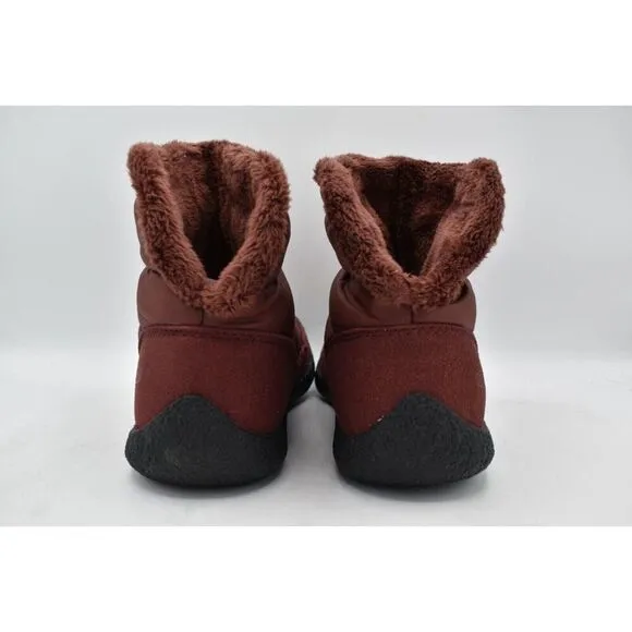 Keen Womens Size 8 Howser Fold Down Andorra Burgundy Insulated Pull On Shoes