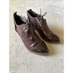 Kelsi‎ Dagger Brooklyn Women's 7.5 Court Oxford Boot Burgundy