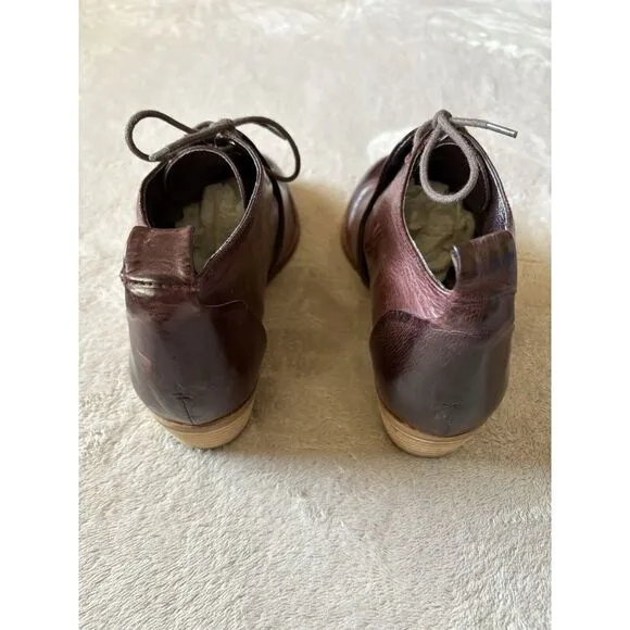 Kelsi‎ Dagger Brooklyn Women's 7.5 Court Oxford Boot Burgundy