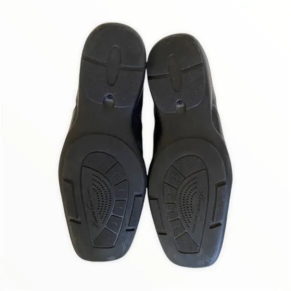 Kenneth Cole Men’s Size 11.5 Black Leather Silver Technology Insole Oxford Shou