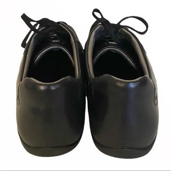 Kenneth Cole Men’s Size 11.5 Black Leather Silver Technology Insole Oxford Shou