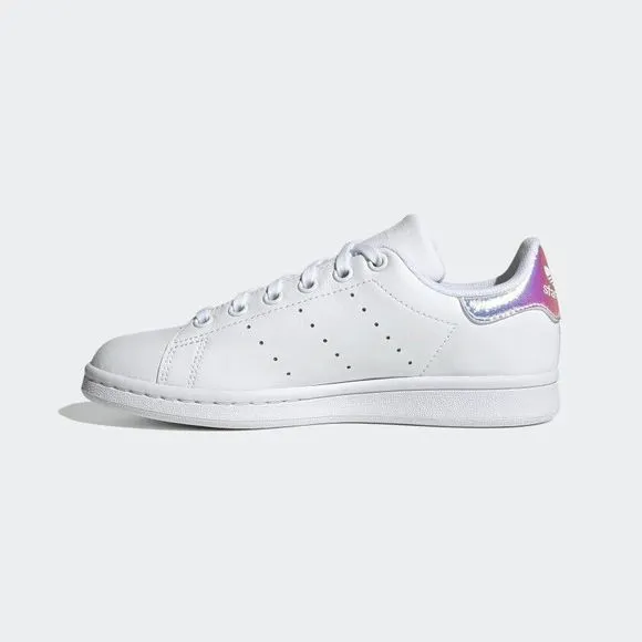 KID'S Adidas Originals Stan Smith J White Iridescent FU6673