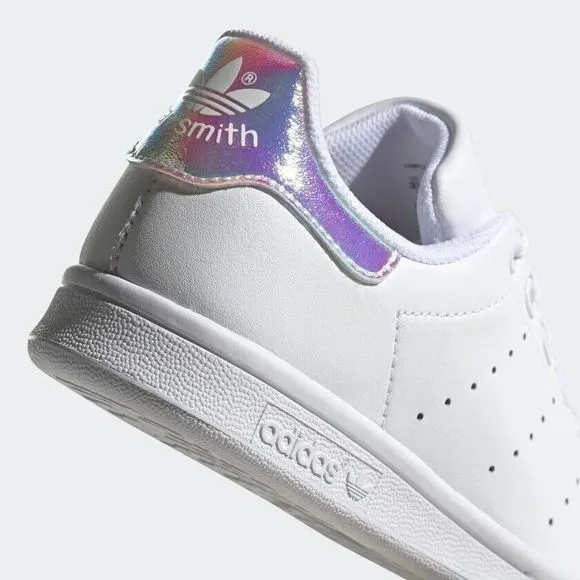 KID'S Adidas Originals Stan Smith J White Iridescent FU6673