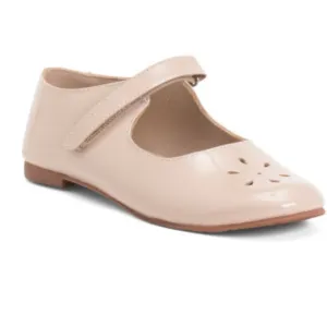 Kids Beige Mary Jane Shoes
