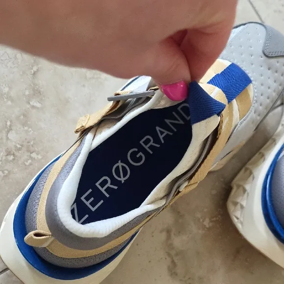 Kids' Gray and Blue Athletic Shoes