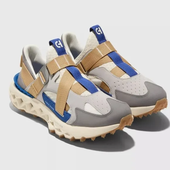 Kids' Gray and Blue Athletic Shoes