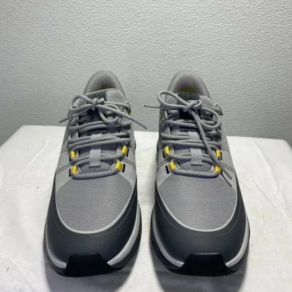 Kizik London Low Top Sneakers Grey Mesh Men’s Size 9 Hands-Free Comfort –