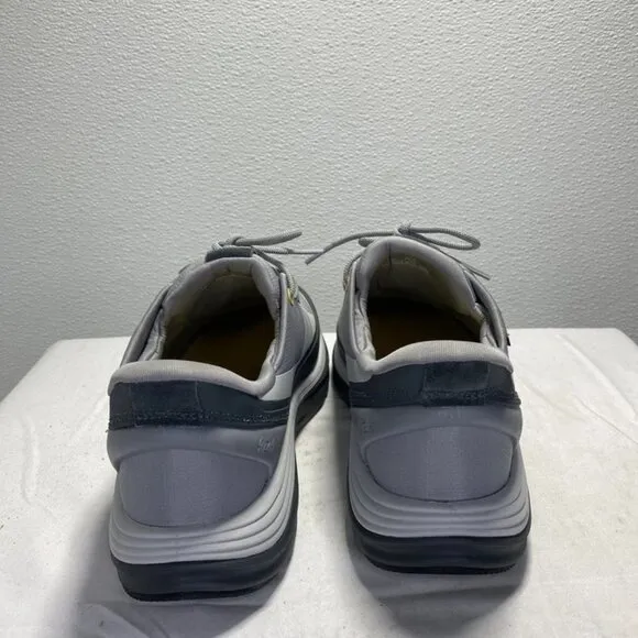 Kizik London Low Top Sneakers Grey Mesh Men’s Size 9 Hands-Free Comfort –