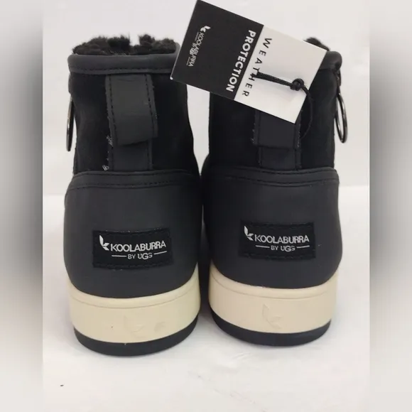 KOOLABURRA by UGG Zip up black suede boots women's size 10.NEW!! 🔥 NWT