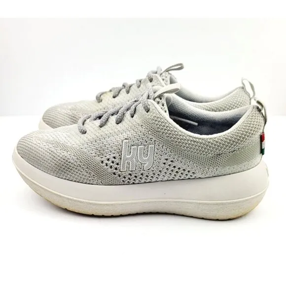 KYBUN‎ BIEL Sneakers, silver - Size 7