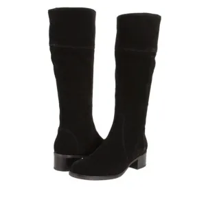 La Canadienne Sz 5.5 NIB Women's Black Suede Knee-High Boots