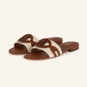 LAUREN RALPH LAUREN Allegra Slide Sandals NEW