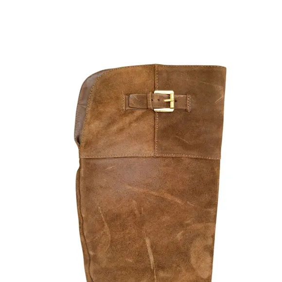 Lauren Ralph Lauren Jeannette Over the Knee Riding Boot Size 6B Women's