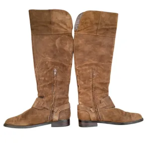 Lauren Ralph Lauren Jeannette Over the Knee Riding Boot Size 6B Women's