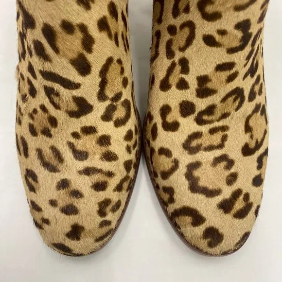 Lauren Ralph Lauren Mylah Bootie Women’s 6.5 Leopard Print Heeled  NWOB