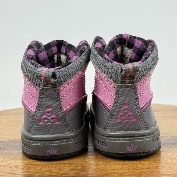 Little Kids Girls Nike Toddler Woodside 2 High ACG Pink Hiking Boots Size 7 C