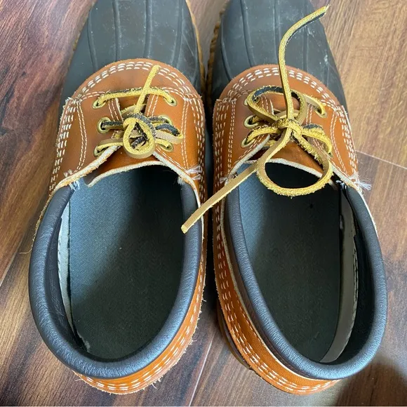 L.L. Bean Duck Bean Boots Gumshoe Low Rubber