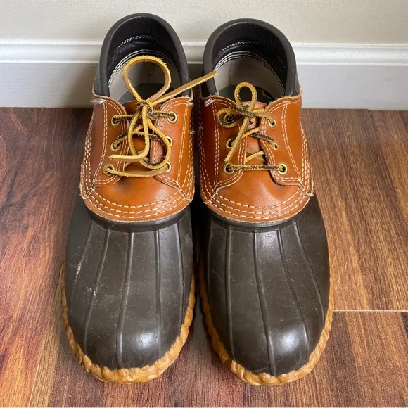 L.L. Bean Duck Bean Boots Gumshoe Low Rubber