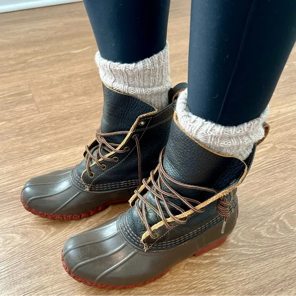 L.L.Bean Duck Boots - Bison 8”