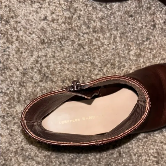 Loeffler Randall Brown Ankle Boots size 8.5