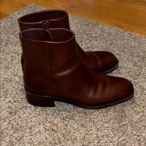 Loeffler Randall Brown Ankle Boots size 8.5