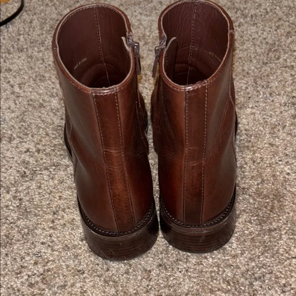 Loeffler Randall Brown Ankle Boots size 8.5