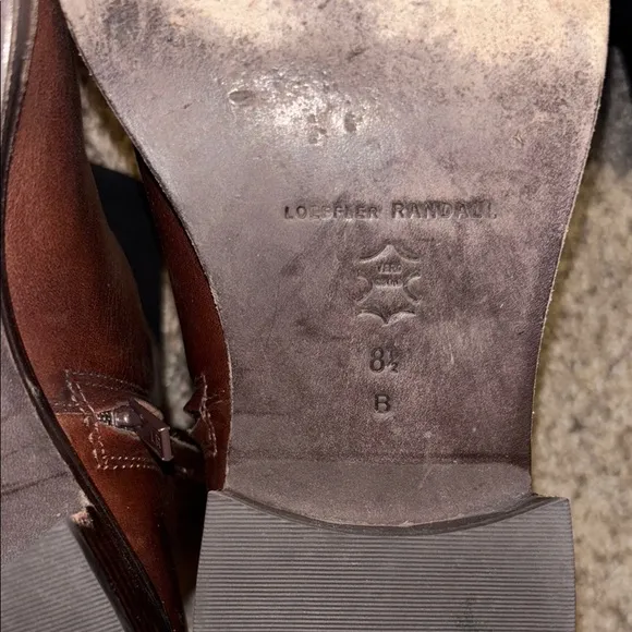 Loeffler Randall Brown Ankle Boots size 8.5