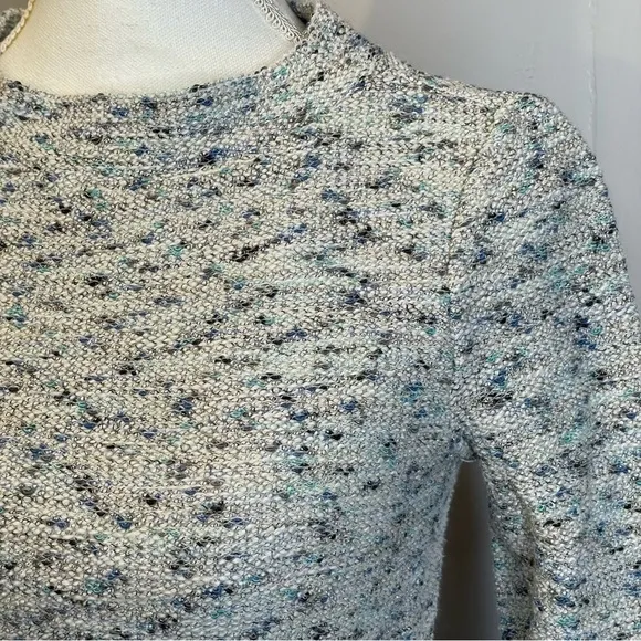 LOFT Boucle Shimmer Lounge Sweatshirt XSP Sweater