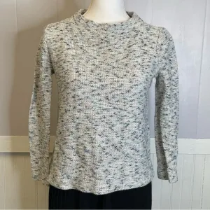 LOFT Boucle Shimmer Lounge Sweatshirt XSP Sweater