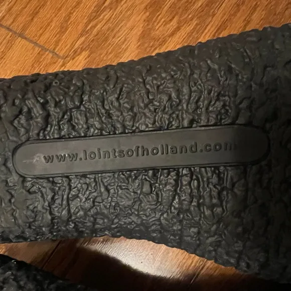Loints of Holland Black Leather Mary Jane Shoes, size 39 (8) women’s