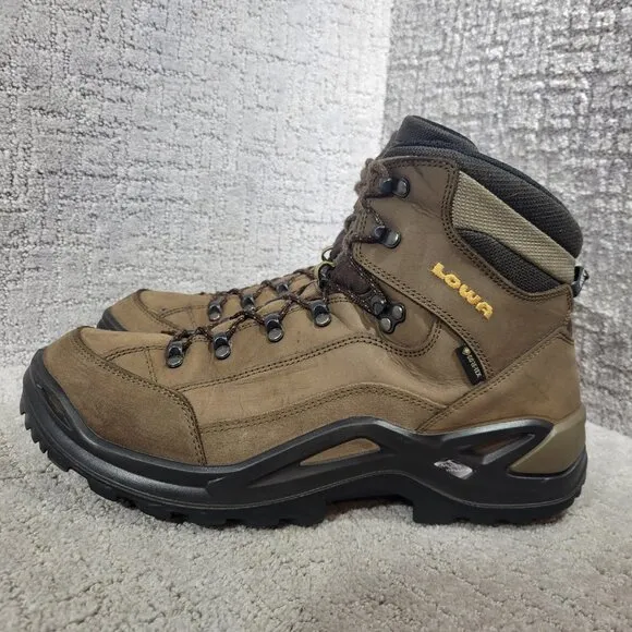 Lowa Renegade GTX Men's Size 11.5 Brown Leather Gore-Tex Waterproof Hiking Boots