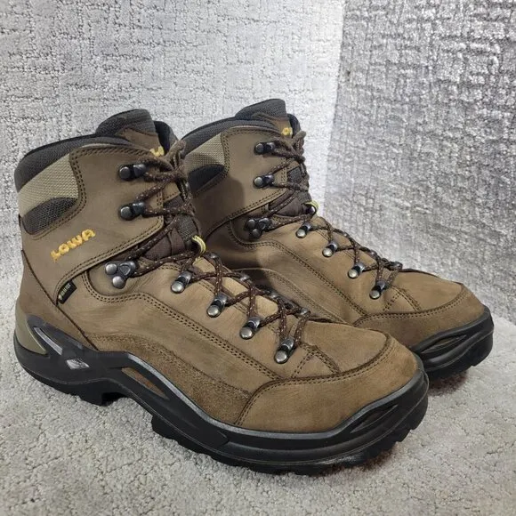Lowa Renegade GTX Men's Size 11.5 Brown Leather Gore-Tex Waterproof Hiking Boots