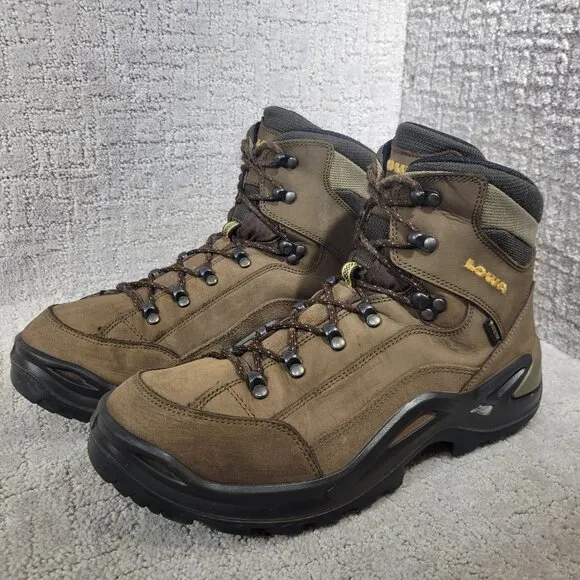 Lowa Renegade GTX Men's Size 11.5 Brown Leather Gore-Tex Waterproof Hiking Boots
