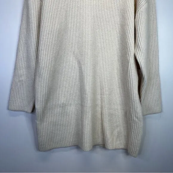 Lucky Brand Mock Neck Sweater dress whisper white - XXL